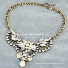 Shourouk Style Folower Pendant Diamond Necklace (XJW13180)